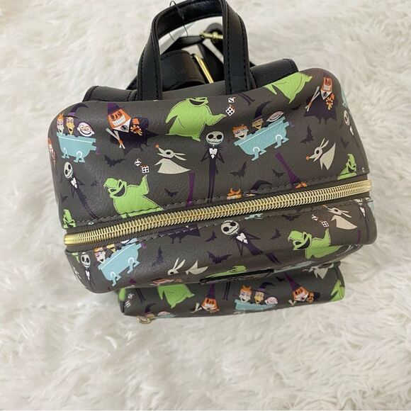 Loungefly The Nightmare Before Christmas Characters Mini Backpack - Picture 4 of 9